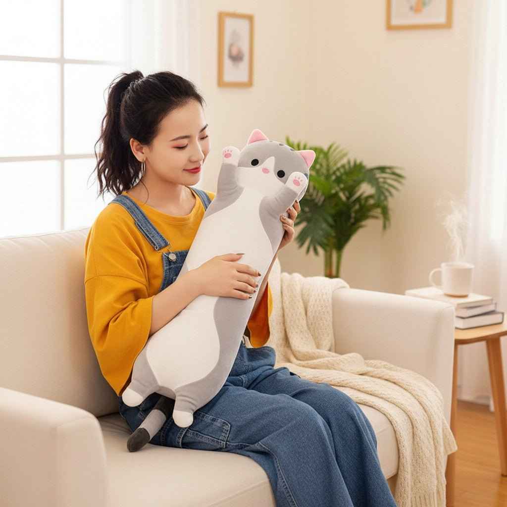 Long Cat Plush Pillow – 26 Inch — product photo 7 of 12