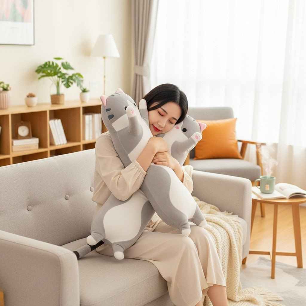 Long Cat Plush Pillow – 26 Inch — product photo 9 of 12