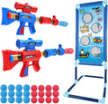 Pump-Action Foam Ball Blaster Set, 2 Air Guns, 24 Balls, Ages 6+