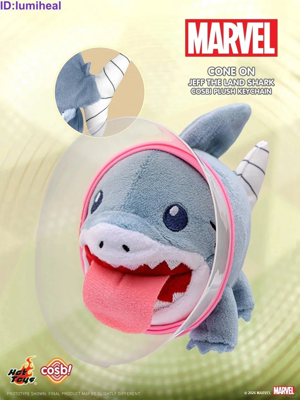 Jeff the Land Shark Cosbi Plush Keychain Blind Box