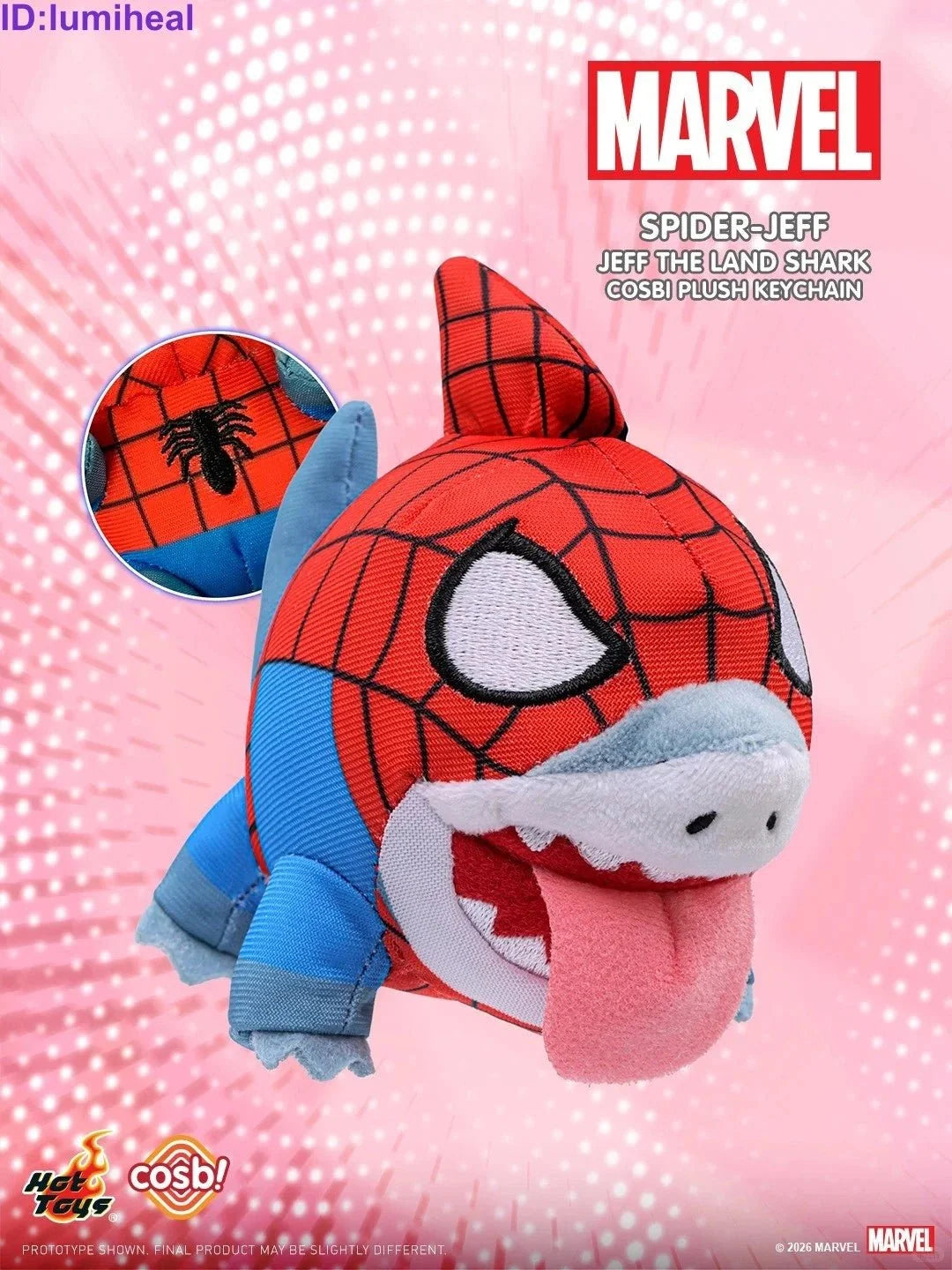 Jeff the Land Shark Cosbi Plush Keychain Blind Box