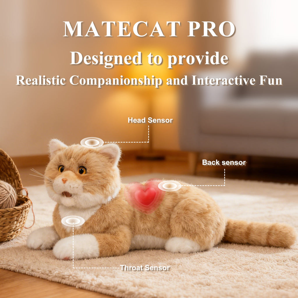 Matecat Pro- Interactive Lifelike Companion for Pet Lovers - Maven Couture IncPERCY