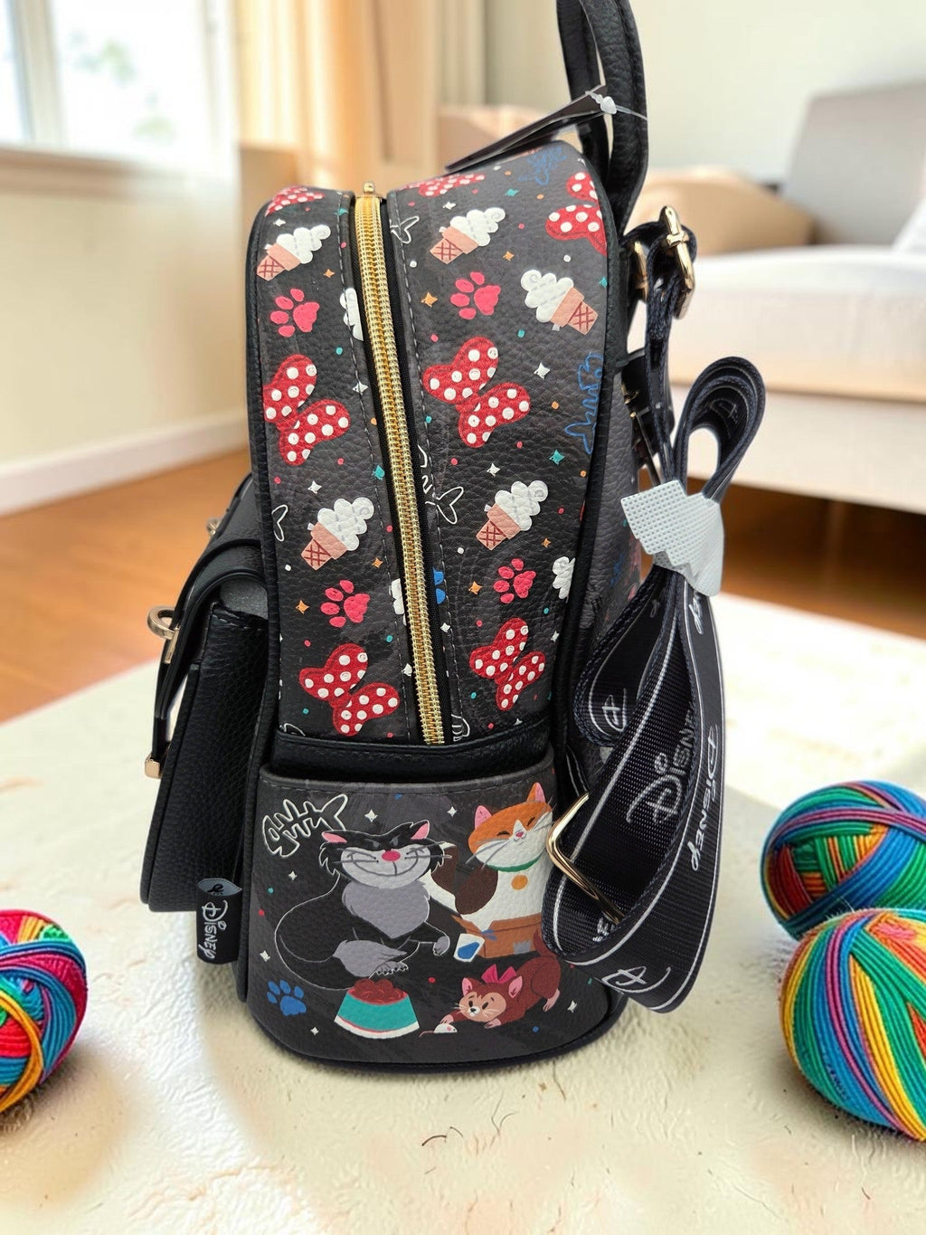 Cat Themed Mini Backpack Accessory — product photo 4 of 4