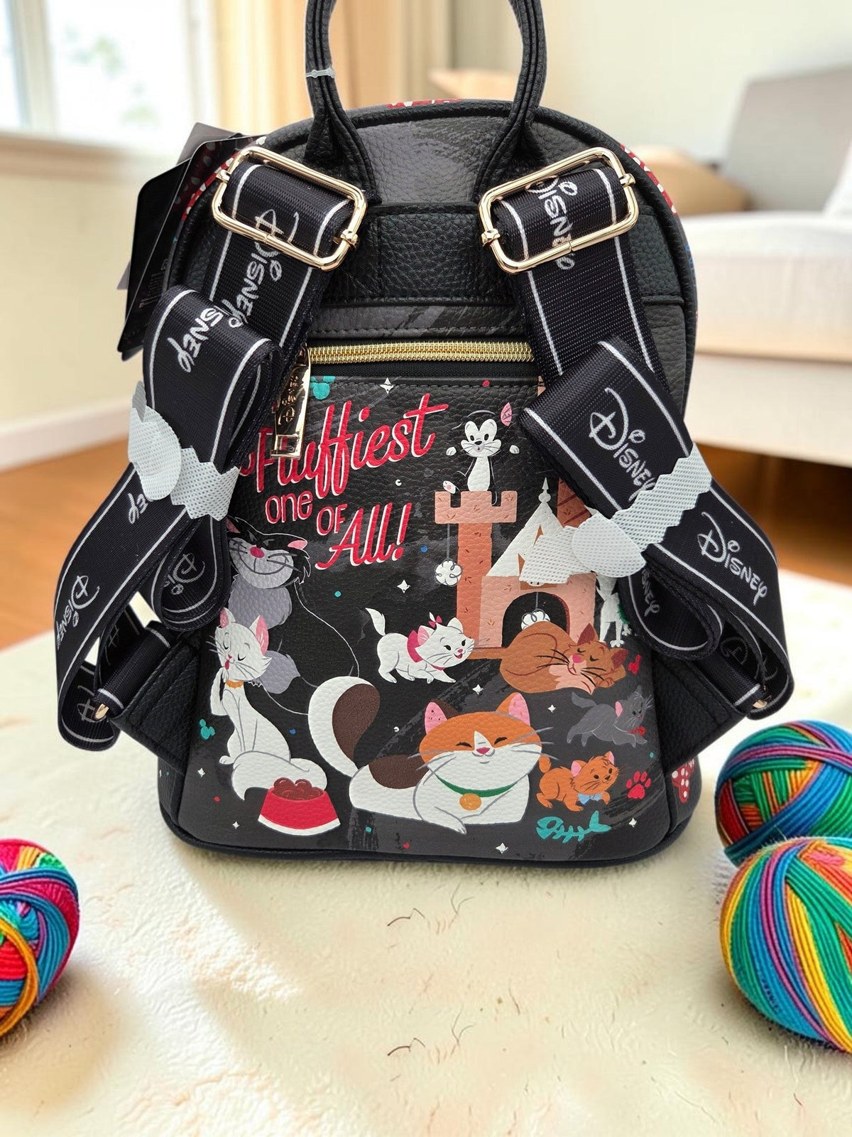 Cat Themed Mini Backpack Accessory — product photo 2 of 4