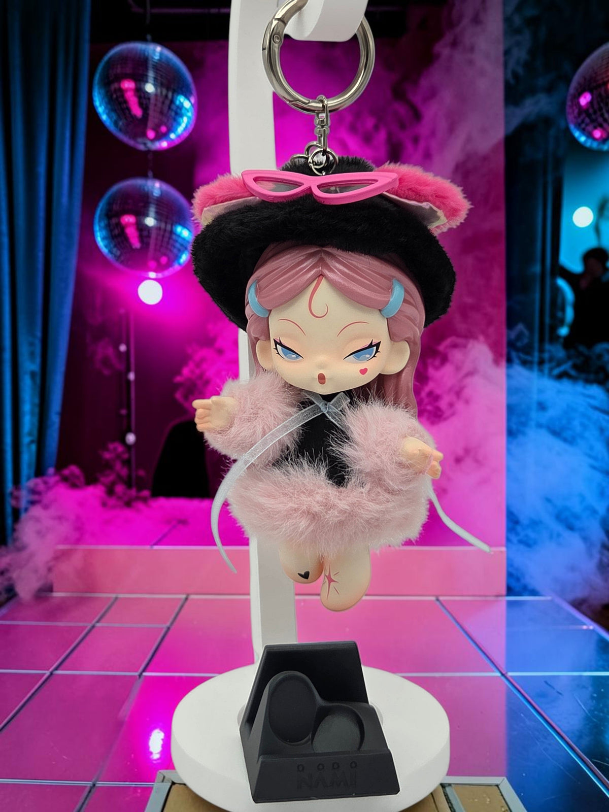 Midnight Disco Series Collectible Character Keychain Figure — product photo 3 of 8