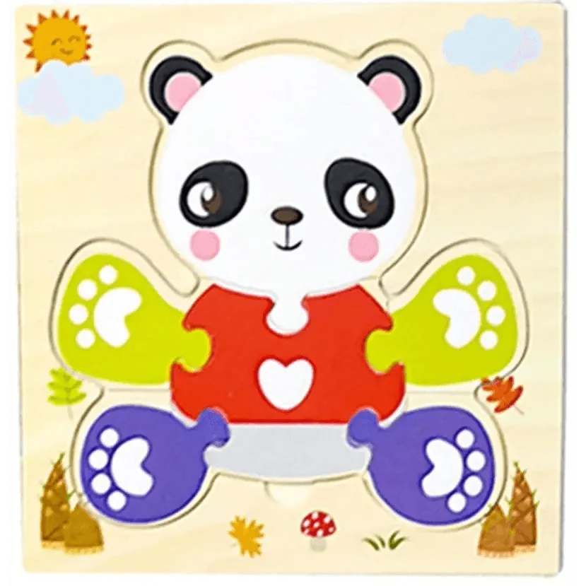 Animals & Vehicles Wooden Puzzle