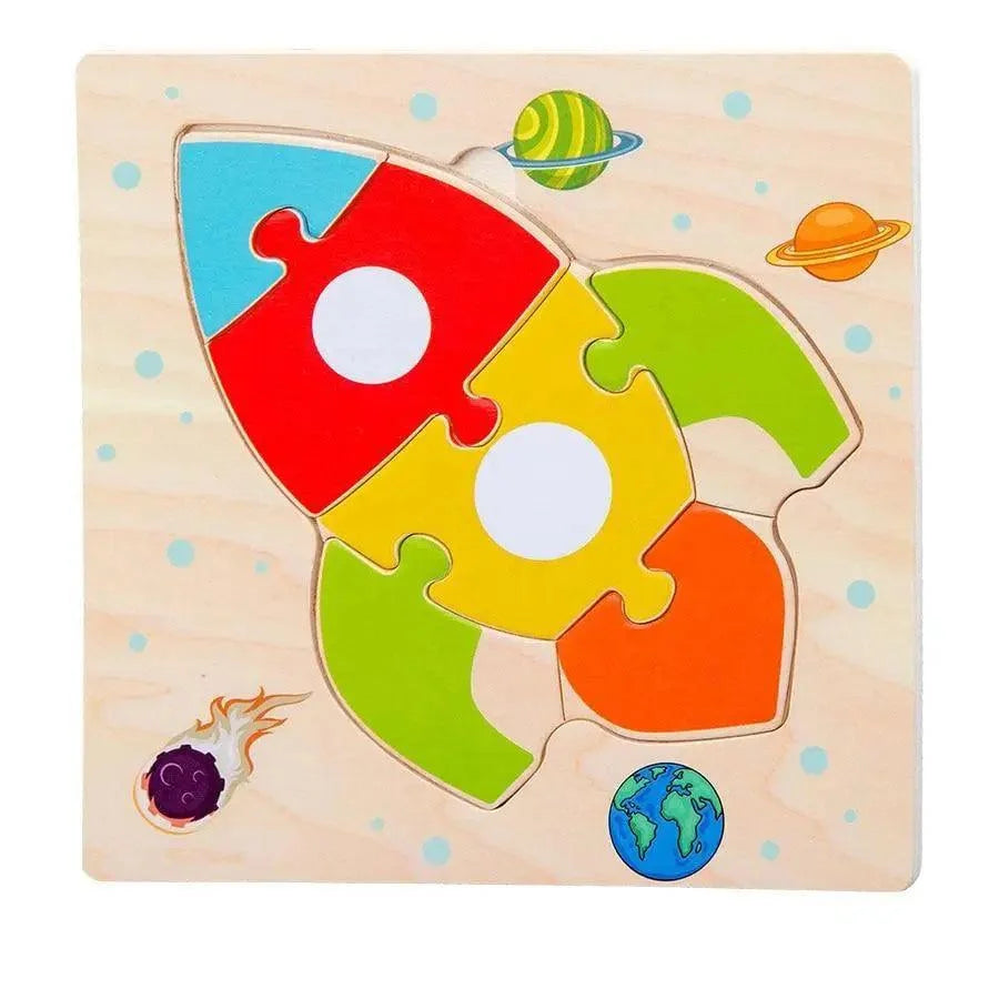 Animals & Vehicles Wooden Puzzle