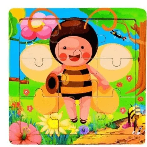 Animals & Vehicles Wooden Puzzle