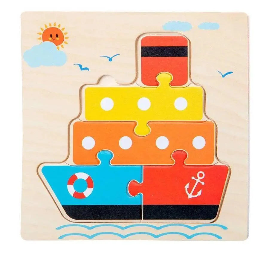 Animals & Vehicles Wooden Puzzle