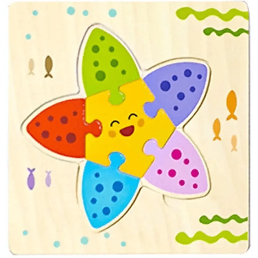 Animals & Vehicles Wooden Puzzle
