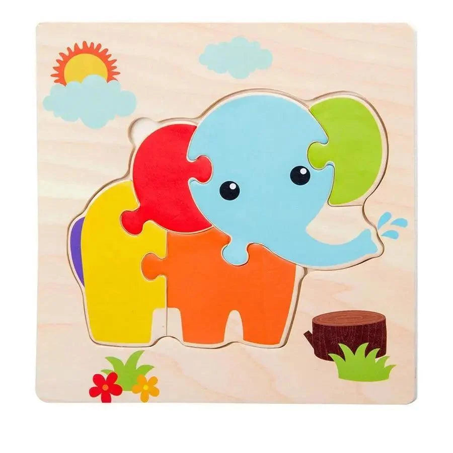 Animals & Vehicles Wooden Puzzle