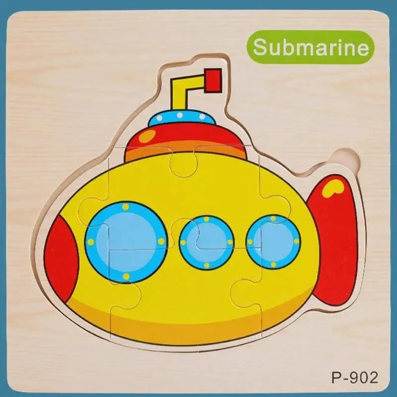 Animals & Vehicles Wooden Puzzle