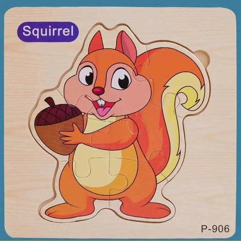 Animals & Vehicles Wooden Puzzle
