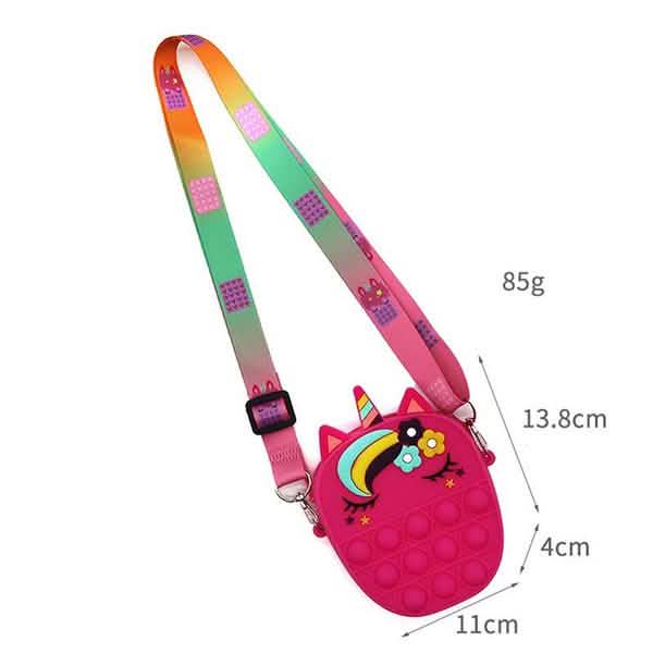 Unicorn Pop Purse: Wearable Fidget Bag