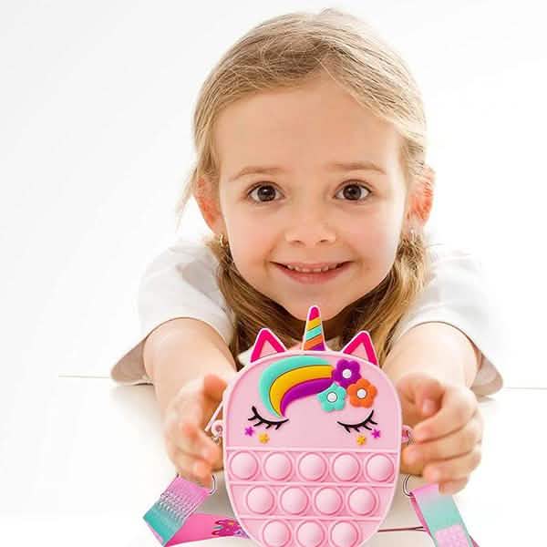 Unicorn Pop Purse: Wearable Fidget Bag