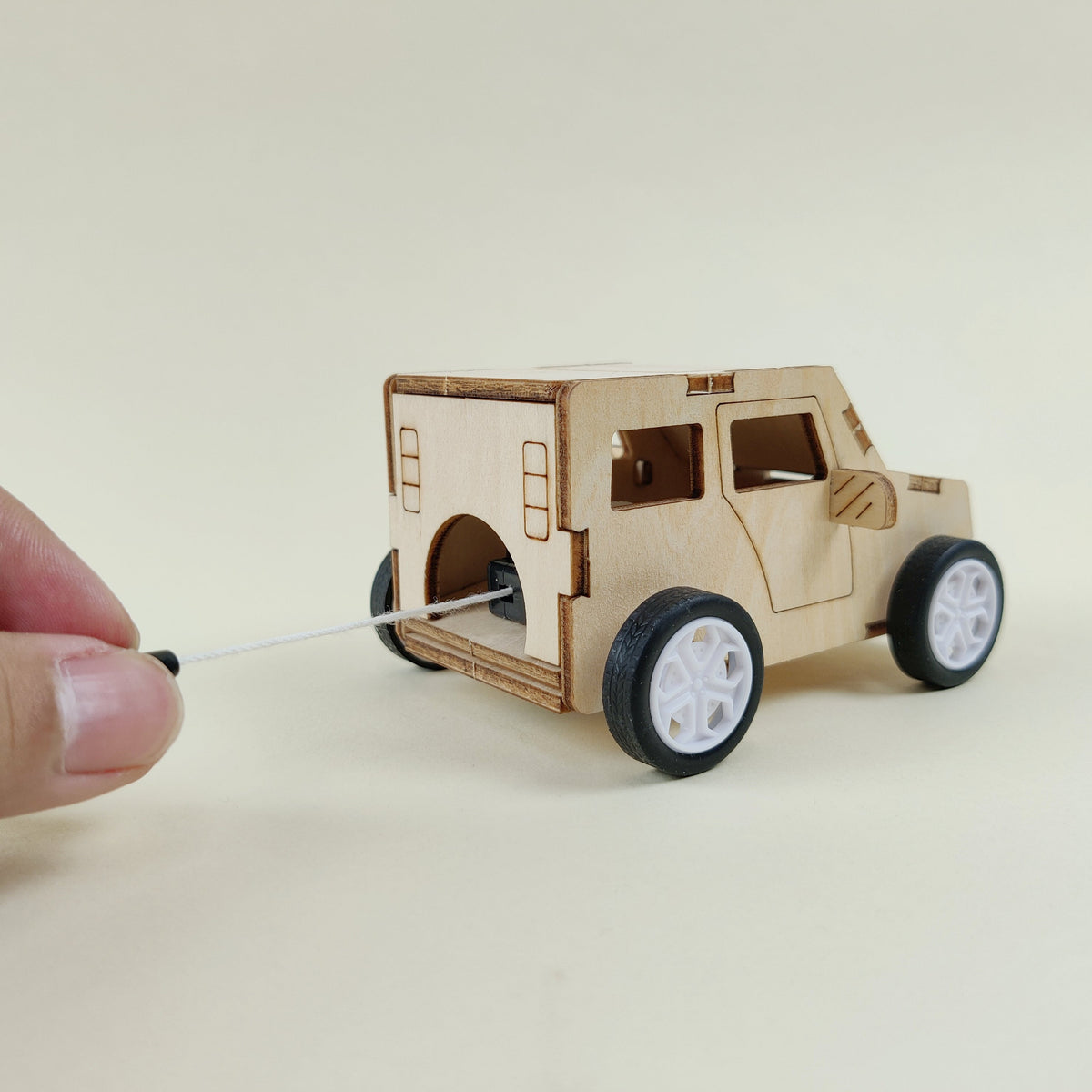 Pull String Car DIY Kit — Educational STEM Toy - Pipkin & Puddle: Dreamland