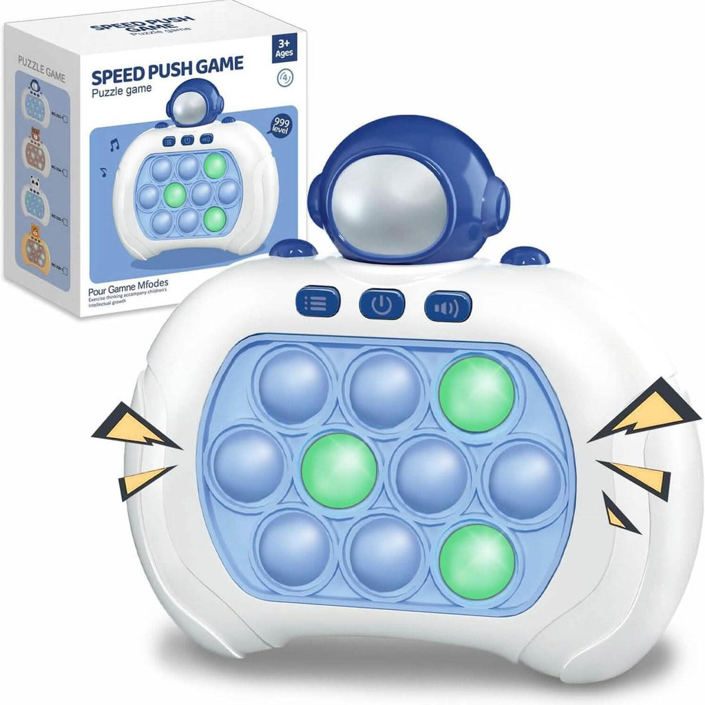 electronic pop-it fidget game console product photo showing the full item