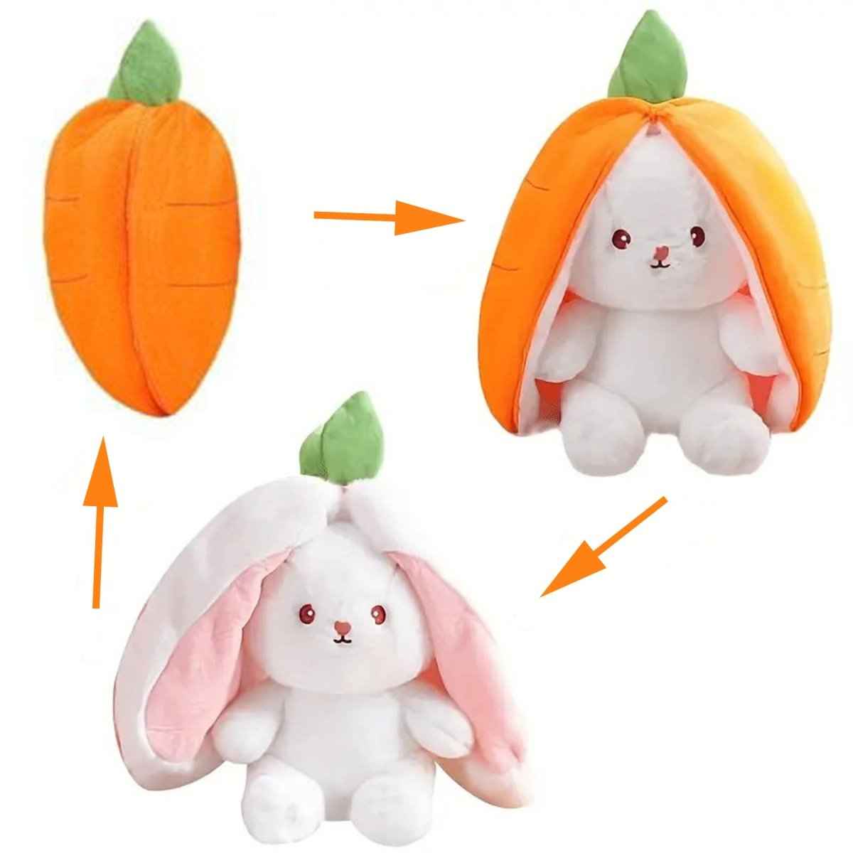 Strawberry Surprise Bunny Plush