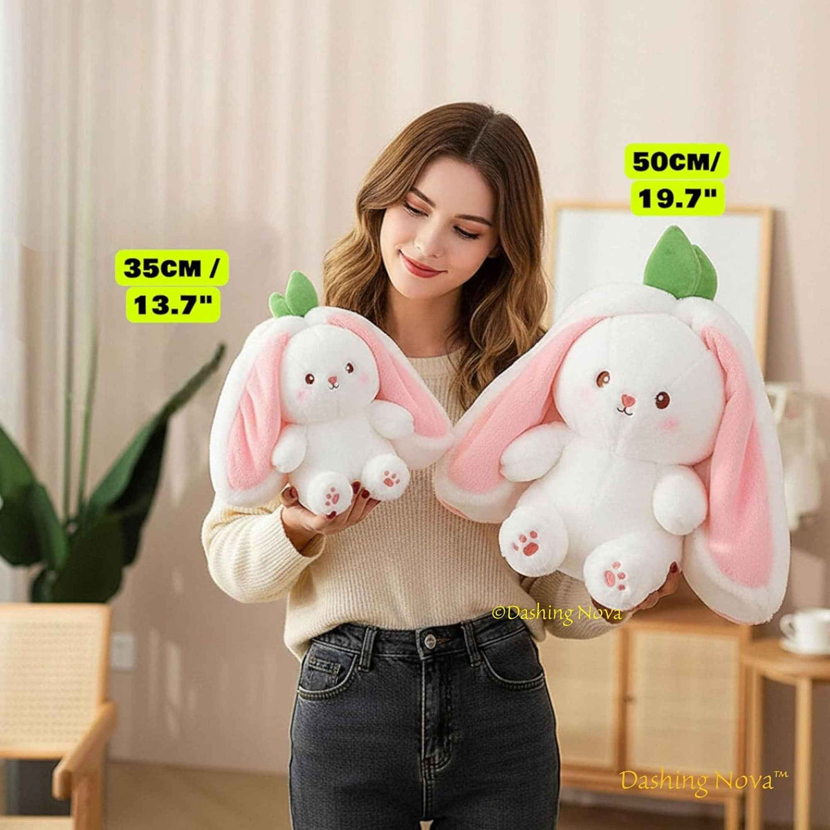 Strawberry Surprise Bunny Plush