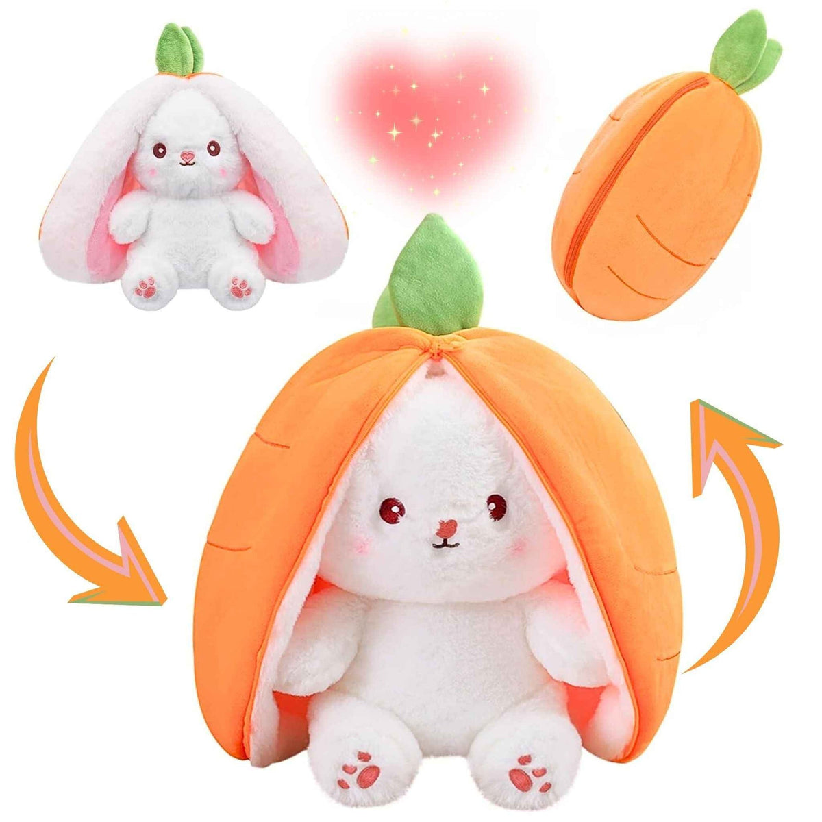Strawberry Surprise Bunny Plush