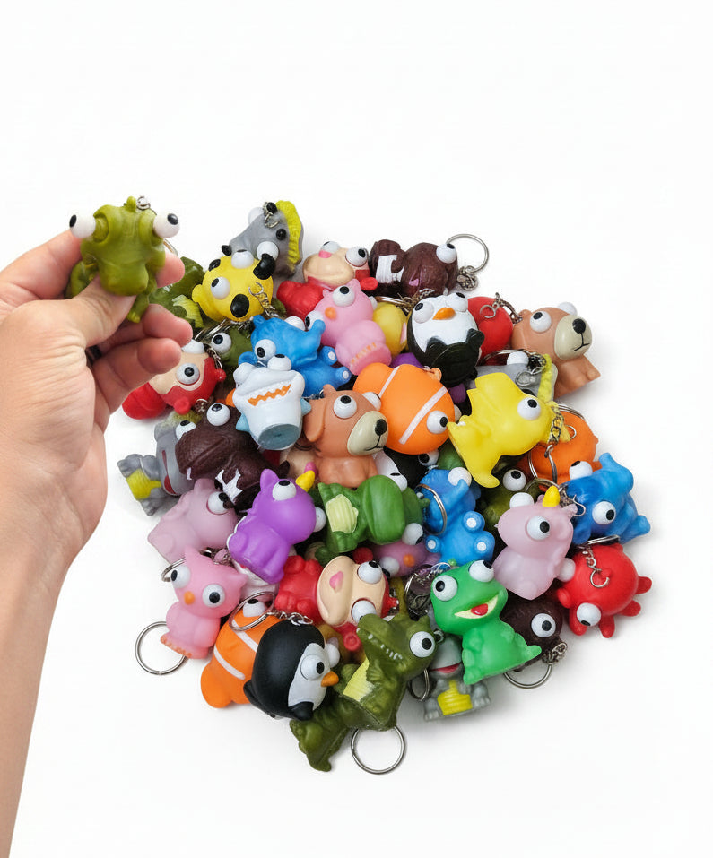 Eye‑Popping Animal Keychains (2" inch)
