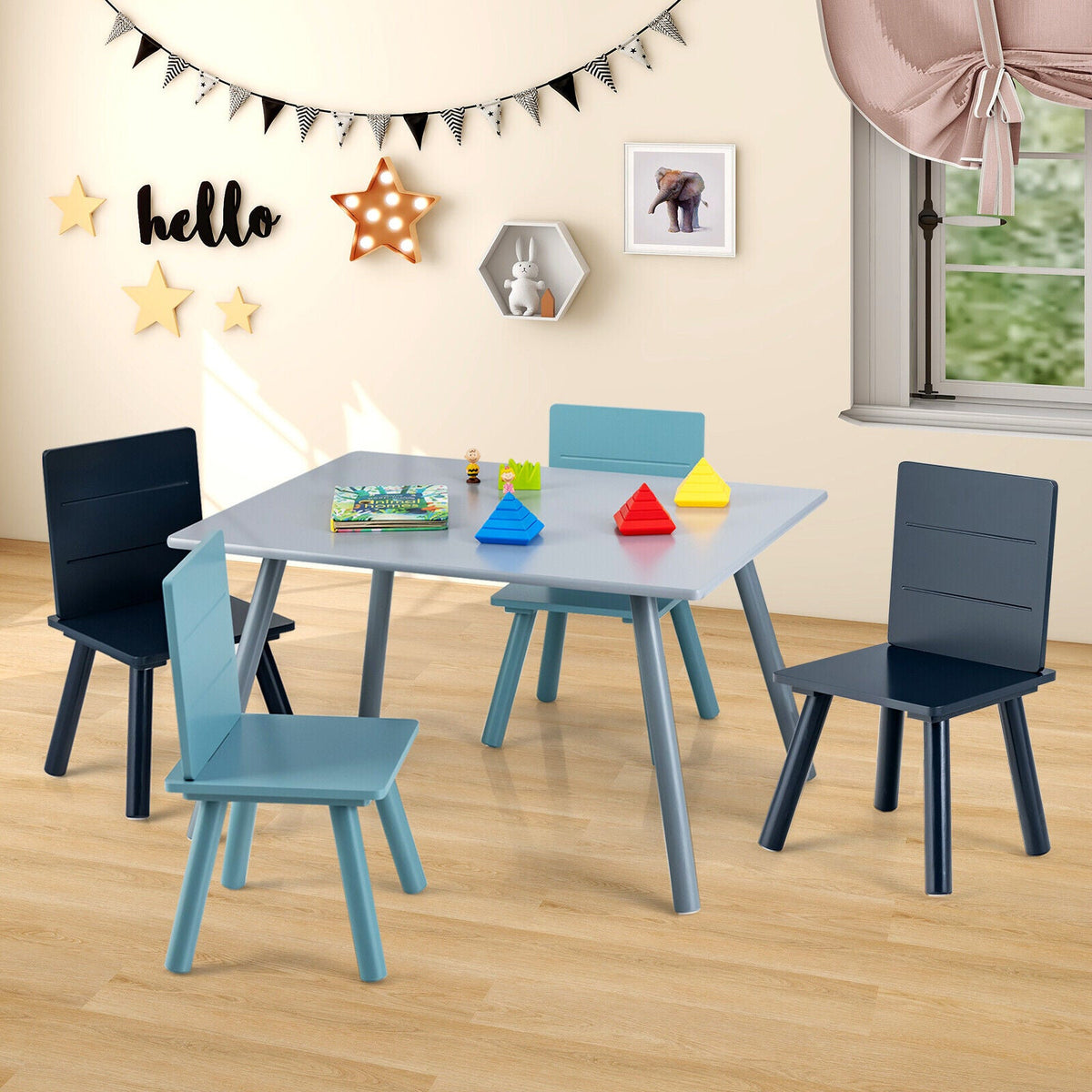 Wonderwood Activity Furniture & Blocks: 5 Pieces