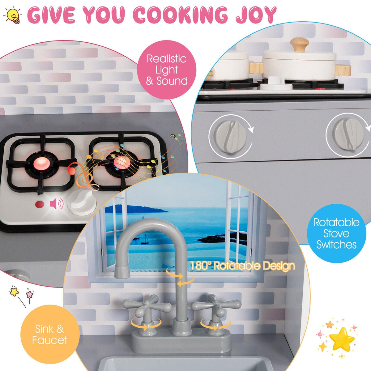 Little Chef 2-in-1 Kitchen & Dollhouse