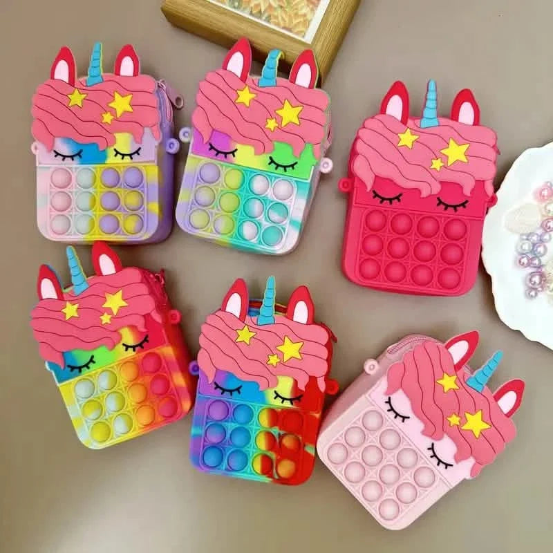 Shoulder Bag Fidget Toys Pop Fidget Backpack Toy