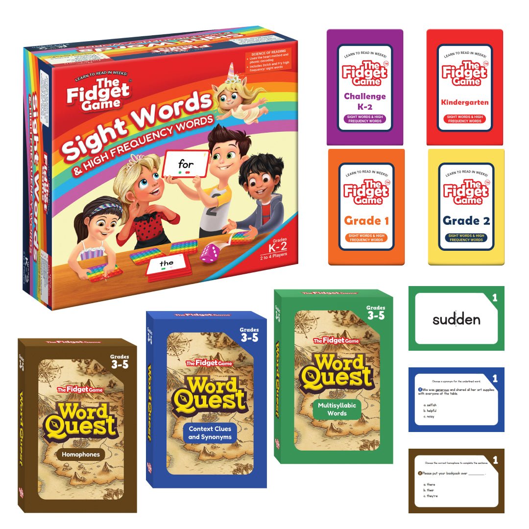 Sight Words + Expansion 3-5 Card Packs - Pipkin & Puddle: Dreamland