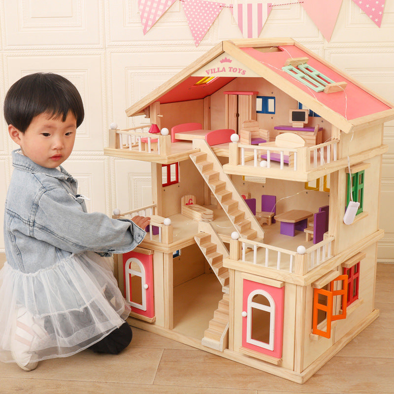 Storybook Wooden Dollhouse - Pipkin & Puddle: Dreamland