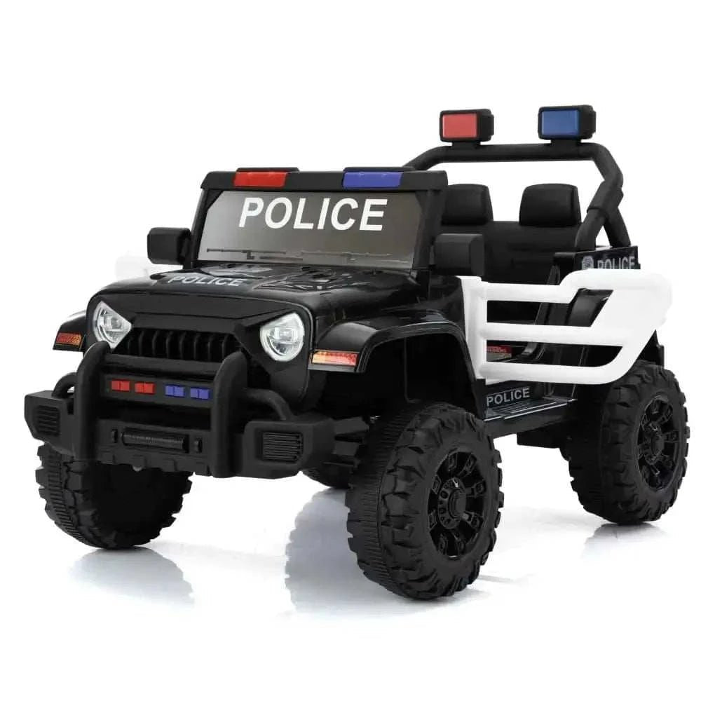 TOBBI 12V 2-Seater Electric Kids Off-Road Police Car - Maven Couture IncElectric Riding Vehicles