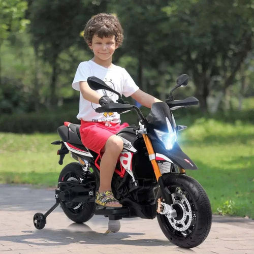 TOBBI 12V Electric Aprilia Licensed Kids Ride-On Motorcycle — product photo 1 of 9