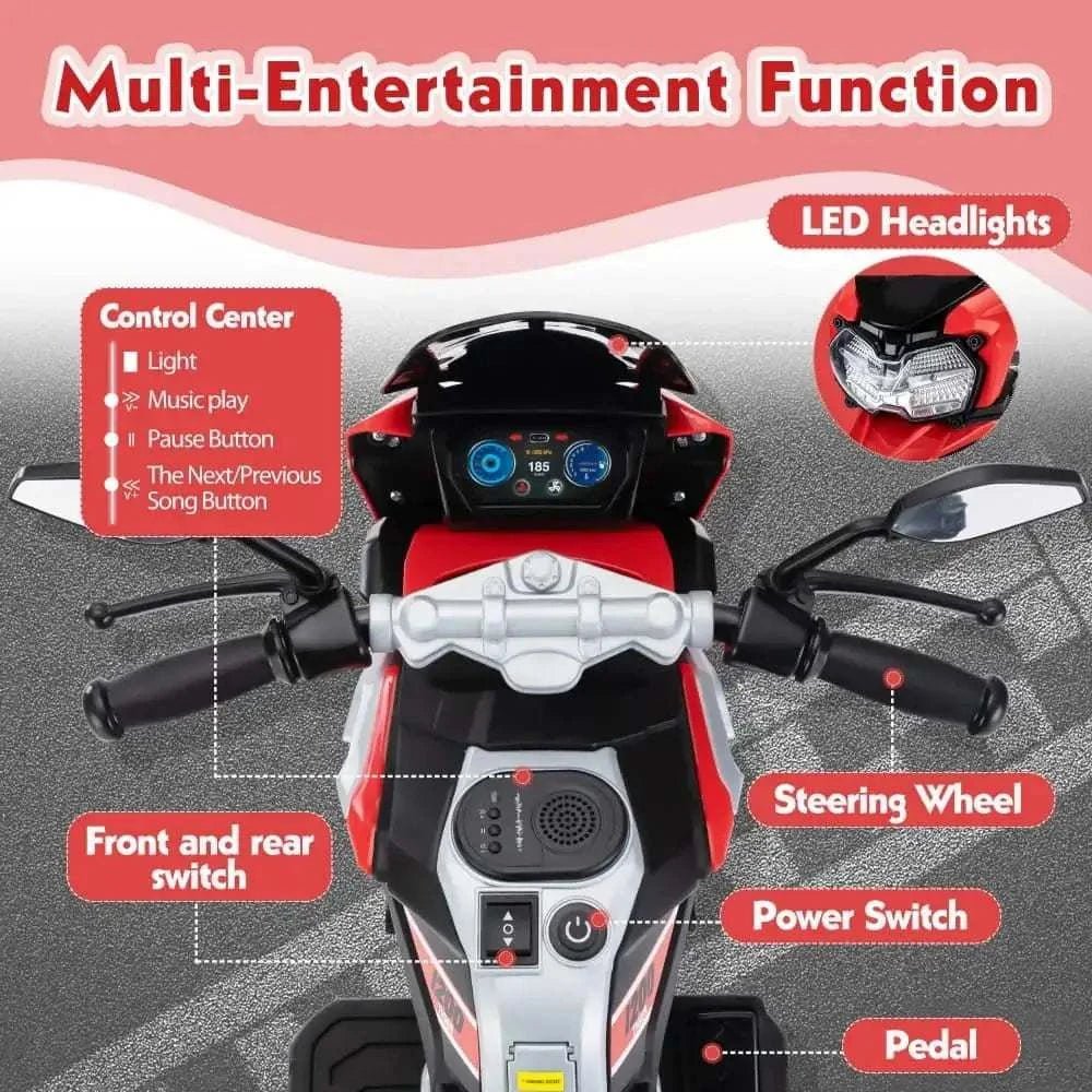 TOBBI 12V Electric Kids Off-Road Motorcycle - Maven Couture IncElectric Riding Vehicles