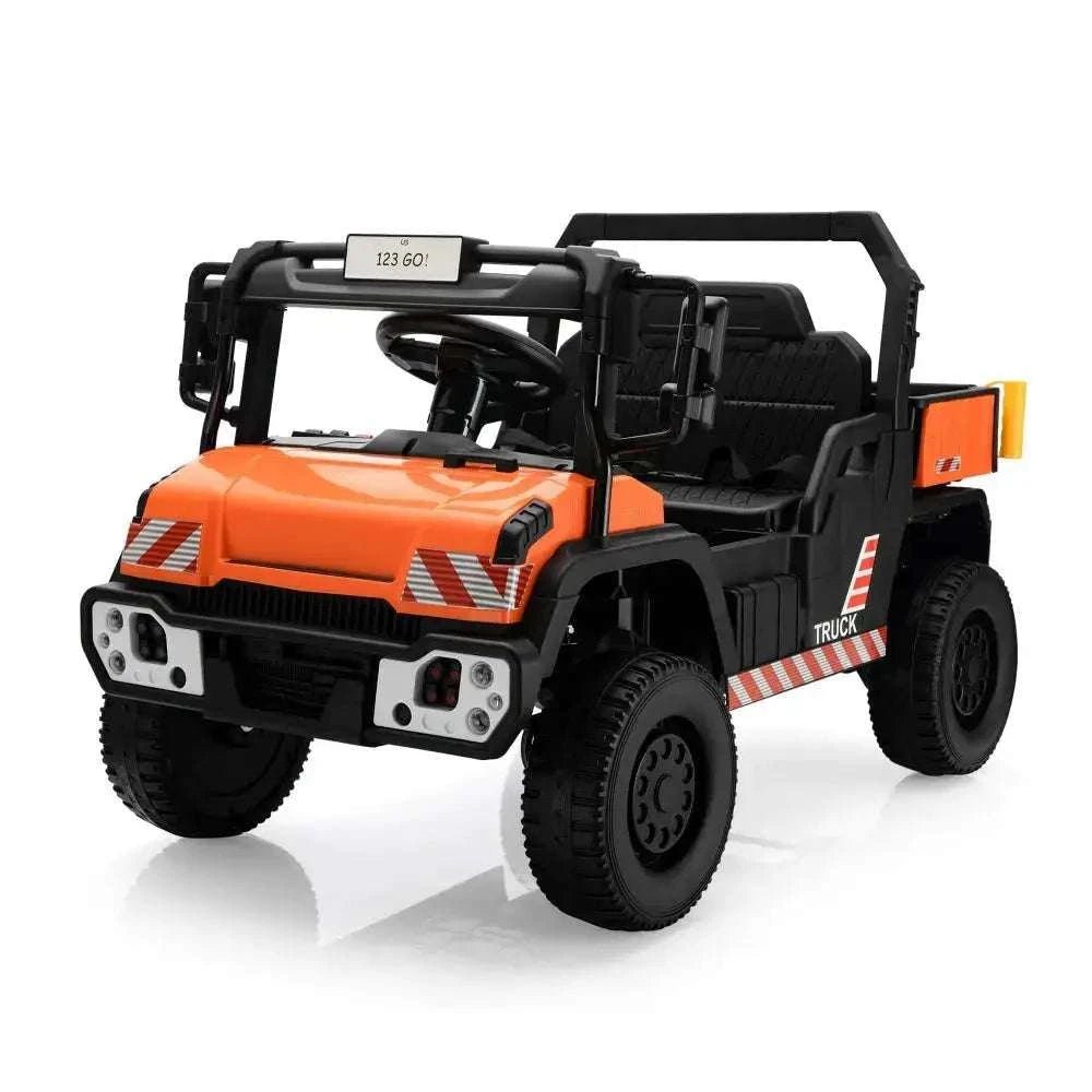 TOBBI 12V Kids Electric Dump Truck Ride-On Car — product photo 2 of 8