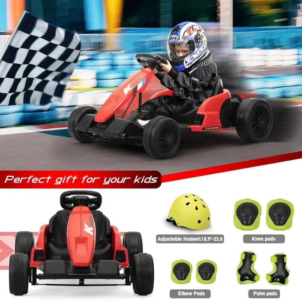TOBBI 24V Electric Kids Drift Go Kart — product photo 3 of 10