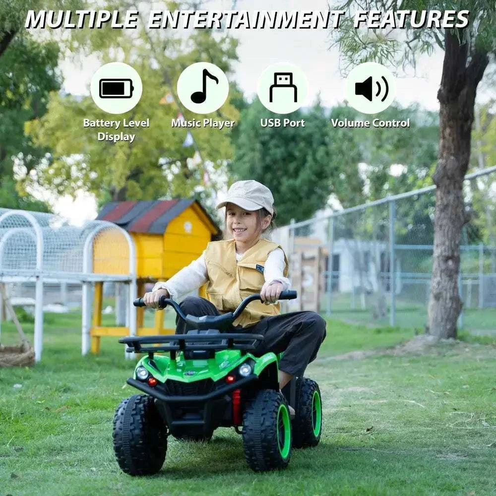 TOBBI 24V Electric Kids Ride-on ATV Quad - Maven Couture IncElectric Riding Vehicles