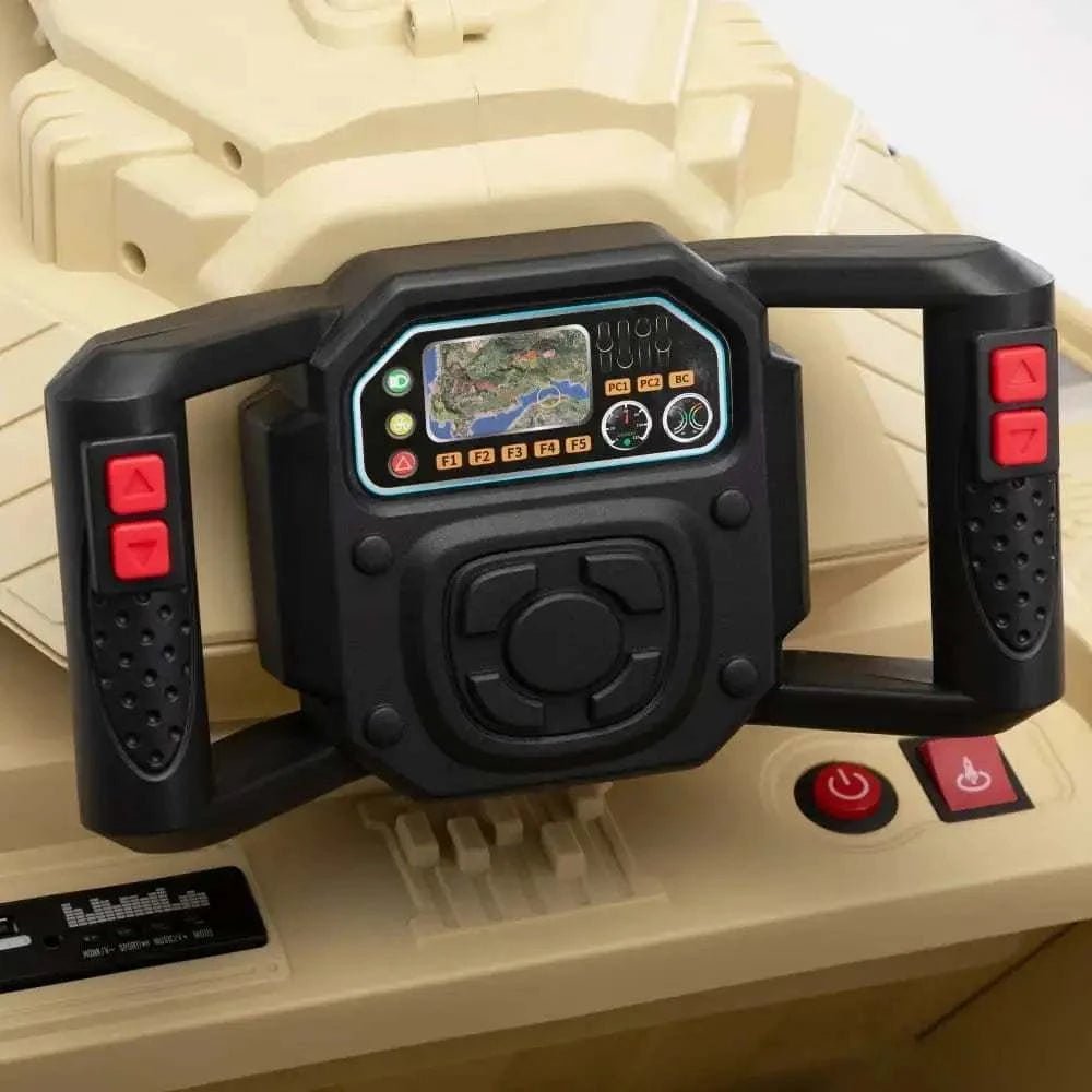 TOBBI 24V Electric Kids Ride-On Tank Car — product photo 6 of 8