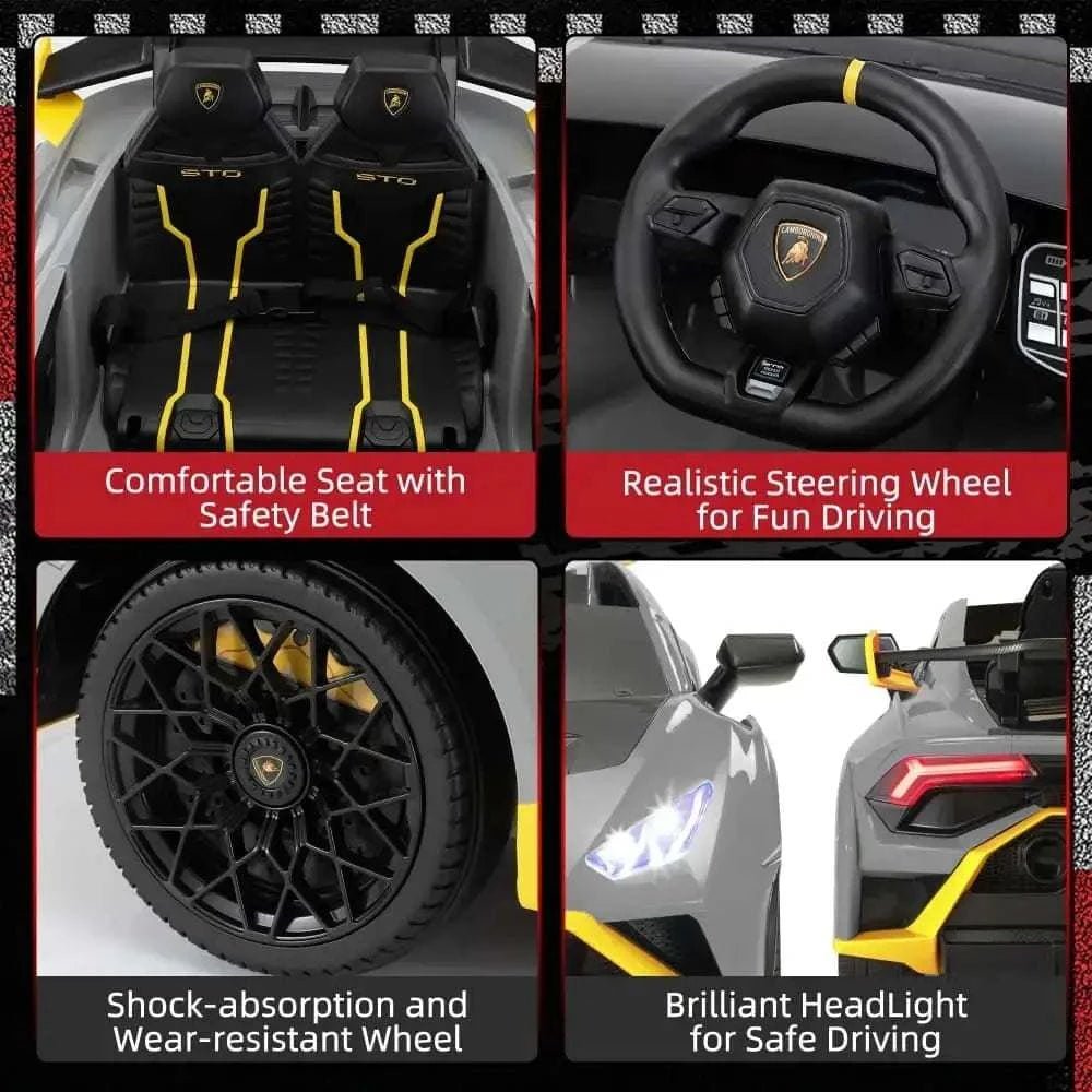 TOBBI 24V Licensed Lamborghini sto Electric Kids Ride On Car - Maven Couture IncElectric Riding Vehicles