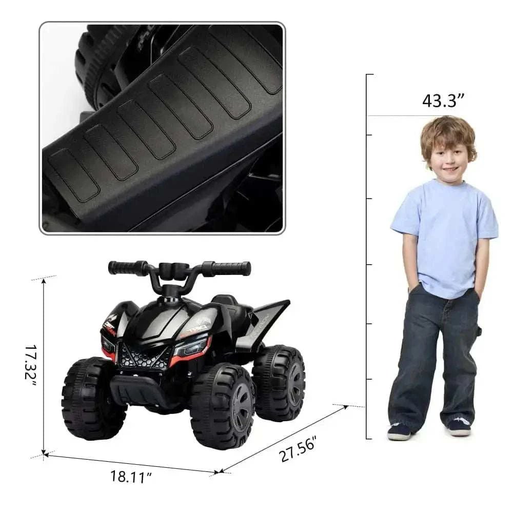 TOBBI 6V Electric Kids Ride-On ATV with Spray Device — product photo 3 of 7