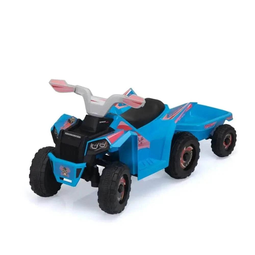 TOBBI 6V Electric Kids Ride-On ATV with Trailer — product photo 8 of 8