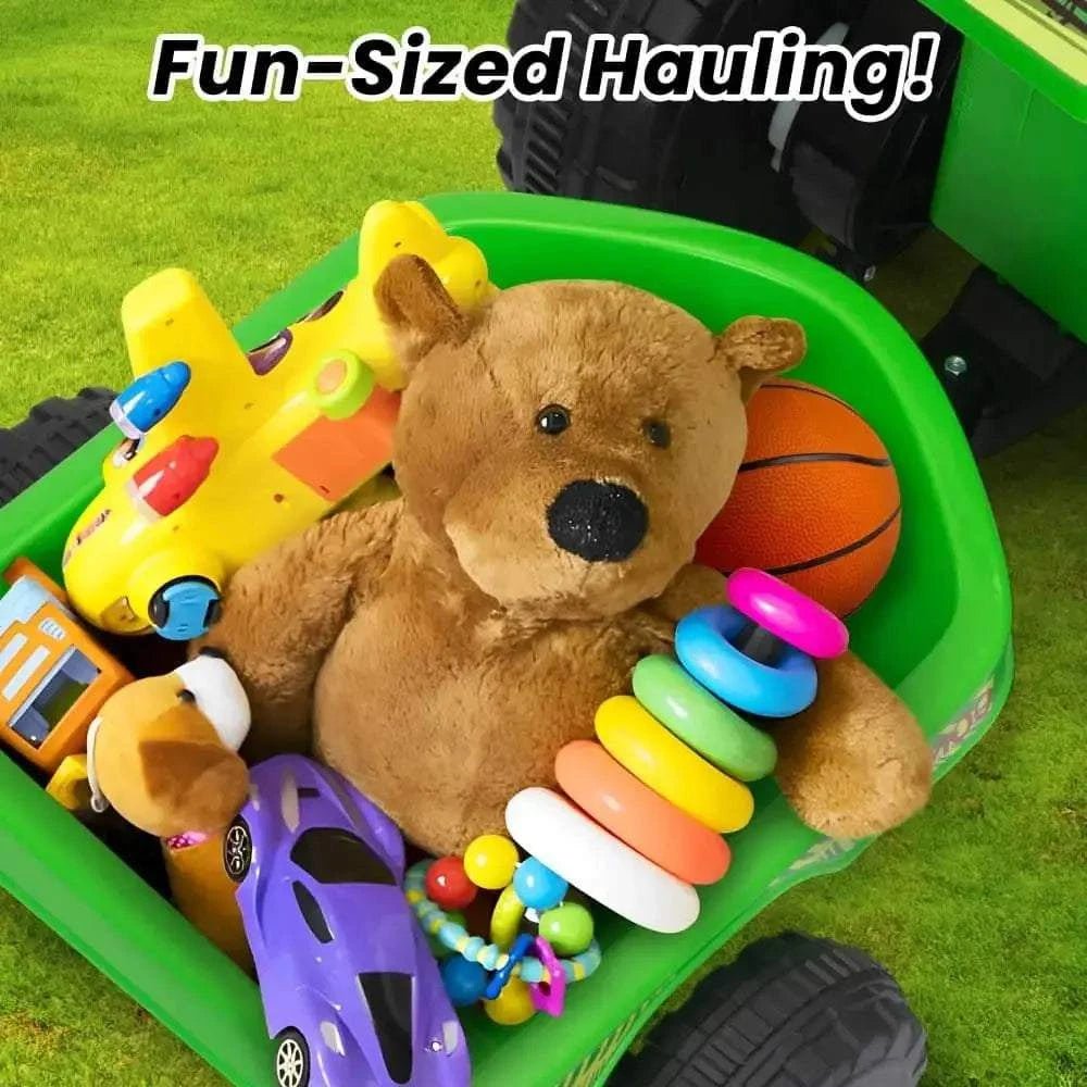 TOBBI 6V Electric Kids Ride-On ATV with Trailer — product photo 5 of 8