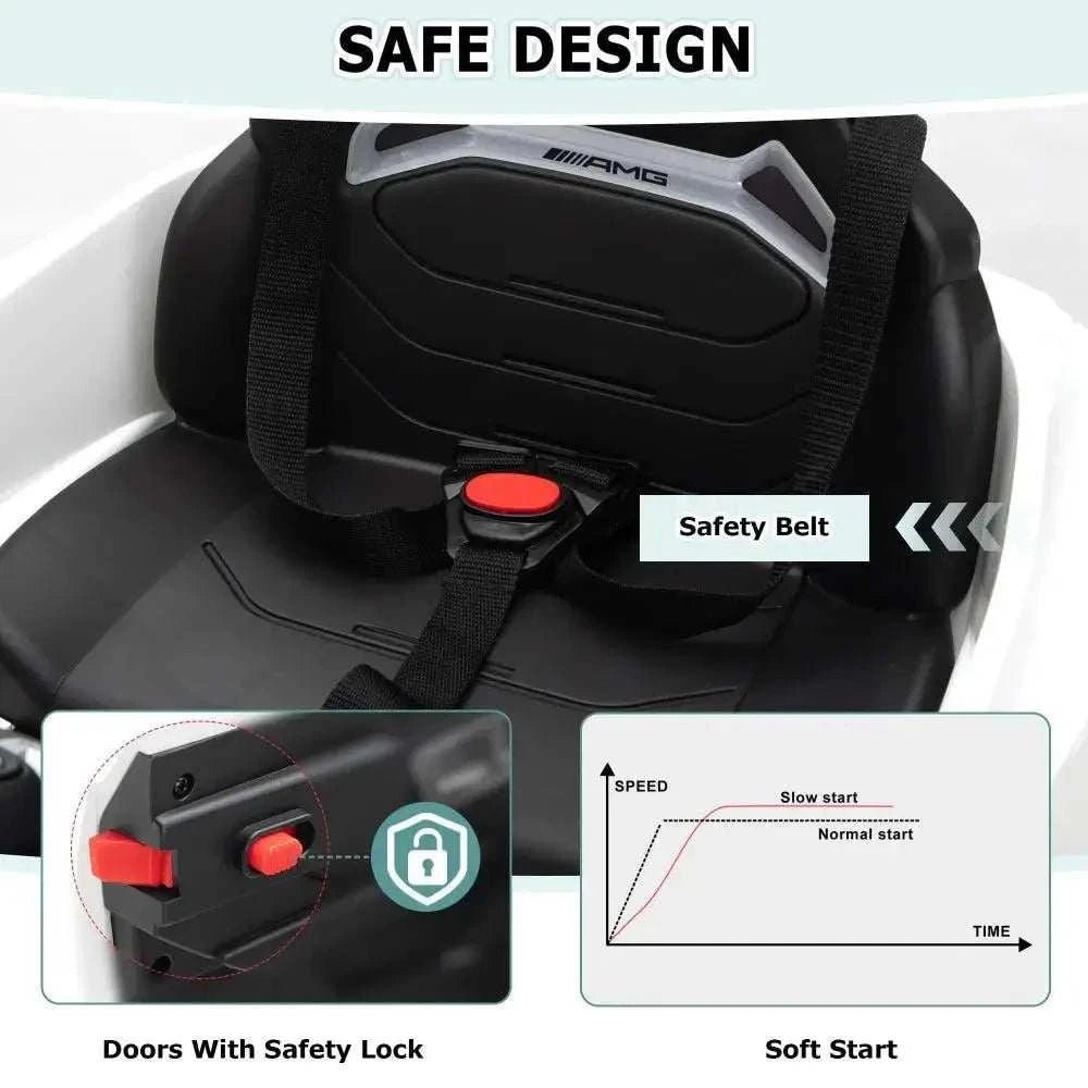 TOBBI 6V Licensed Mercedes-Benz AMG CLE53 Electric Kids Ride-On Car - Maven Couture IncElectric Riding Vehicles