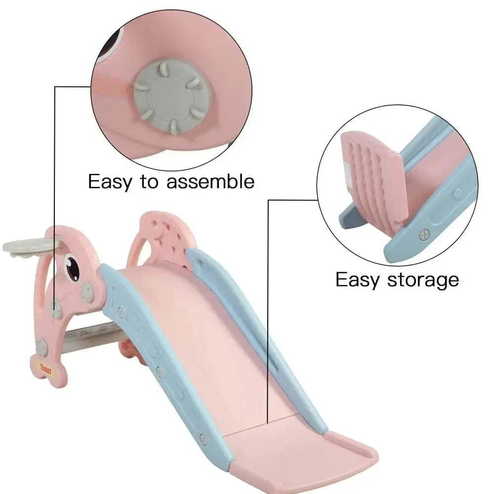TOBBI & NYEEKOY 3-in-1 Dolphin-Themed Toddler Slide Set — product photo 4 of 9