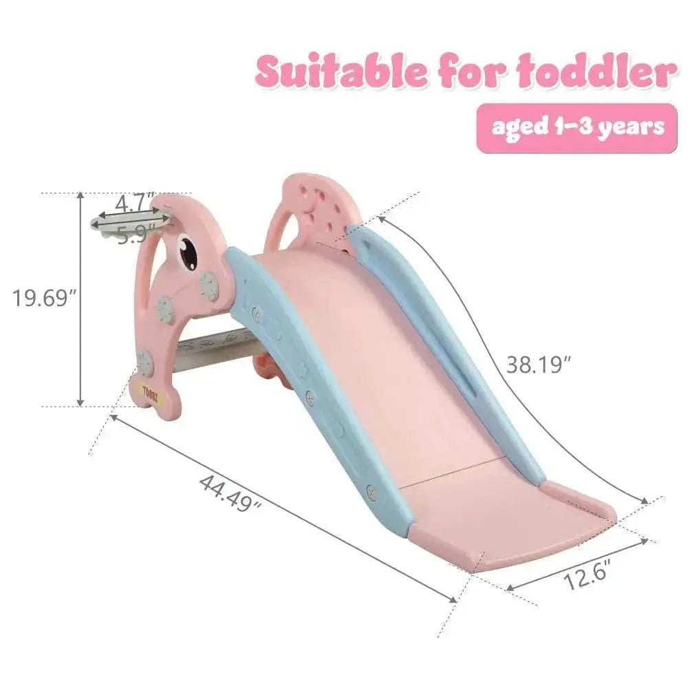 TOBBI & NYEEKOY 3-in-1 Dolphin-Themed Toddler Slide Set — product photo 3 of 9