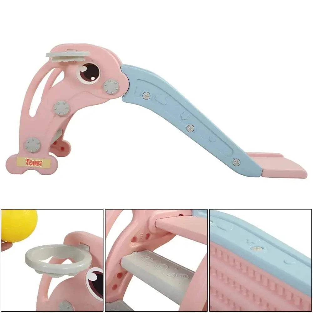 TOBBI & NYEEKOY 3-in-1 Dolphin-Themed Toddler Slide Set — product photo 5 of 9