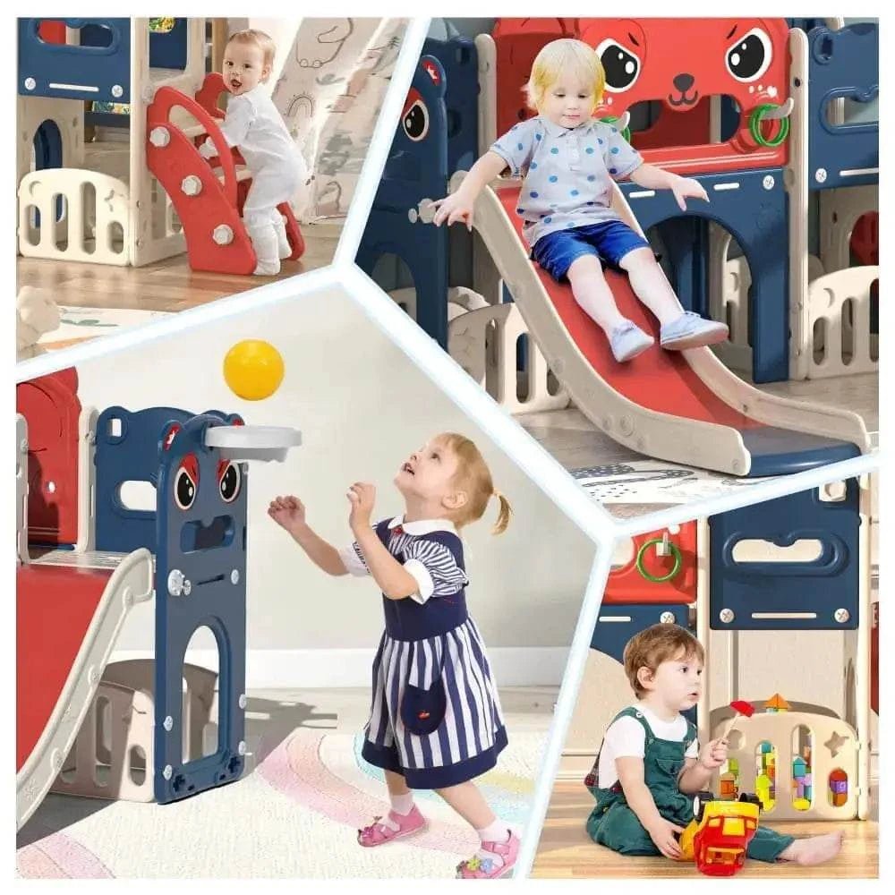 TOBBI & NYEEKOY 9-in-1 Large Indoor Outdoor Slide Set - Maven Couture IncSlides