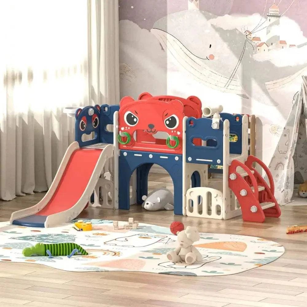 TOBBI & NYEEKOY 9-in-1 Large Indoor Outdoor Slide Set - Maven Couture IncSlides