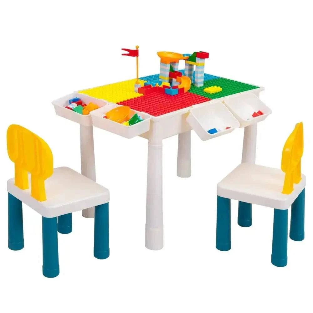 TOBBI & NYEEKOY Multi-Function Rectangular Kids Activity Table Set - Maven Couture IncBaby & Toddler Furniture Sets