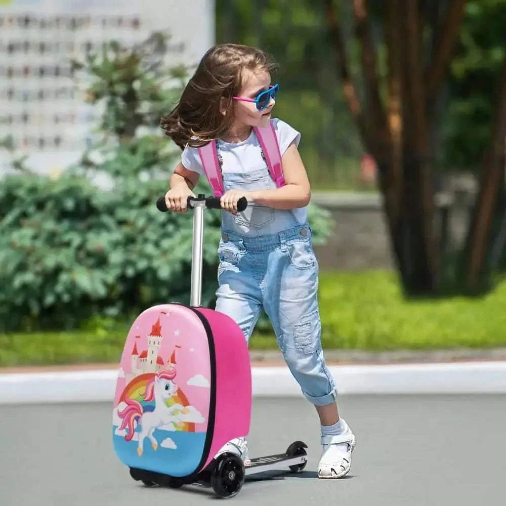 TOBBI & VLIVE Kids Scooter Suitcase 2-Piece Set — product photo 1 of 5