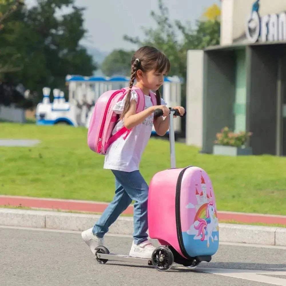 TOBBI & VLIVE Kids Scooter Suitcase 2-Piece Set — product photo 3 of 5